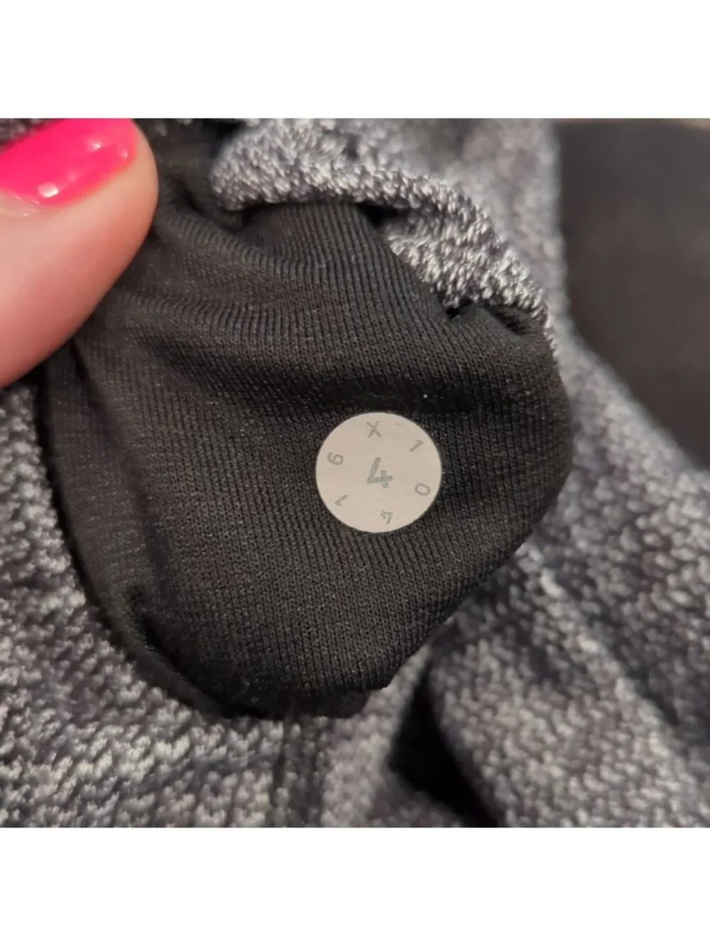 Lululemon Wunder Under Pant (Roll Down) Coco Pique Black